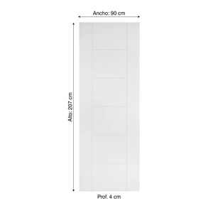 Puerta contraplacada Opera 90x207 cm