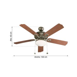 Ventilador de techo Orange Génova 52" 5 palas