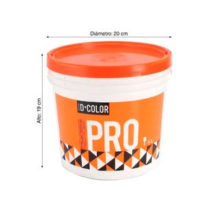 Pintura Látex D'Color Pro Blanco 1 galón