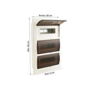 Tablero empotrable 36 polos