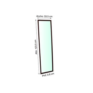 Espejo básico Marrón 123.5 x 33.5 cm