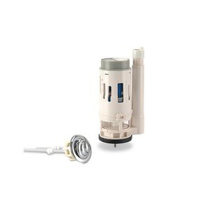 Válvula dual para sanitarios de una pieza