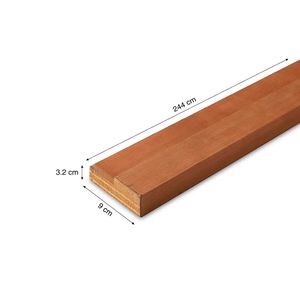 Marco enchapado Cedro 32x90x2.44
