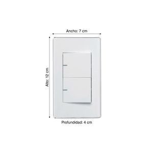 Interruptor Doble Deco