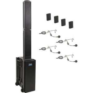 Anchor Audio Beacon System 4 con receptor cuádruple, cuatro transmisores de cinturón
