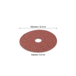 Disco de lija para metal y madera 5" Grano 24