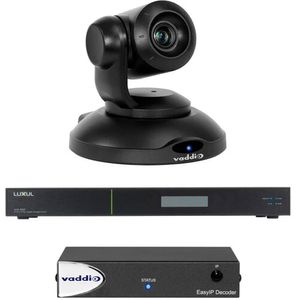 Kit base del ecosistema de Vaddio Easyip (negro)