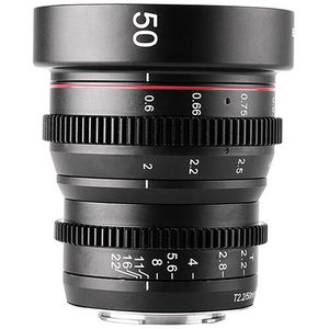 Meike 50 mm T2.2 Manual Focus Cinema Prime Lens (E Monte)