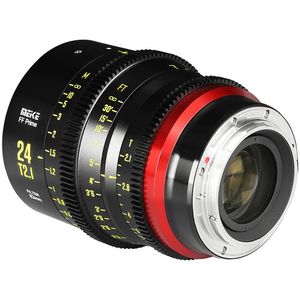 Meike 24 mm T2.1 Lente de cine primo de fotograma completo (montaje L, pies/metros)