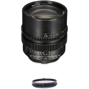 Lente SLR Magic 50mm T0.95 con montaje MFT y kit ND variable de 62 mm