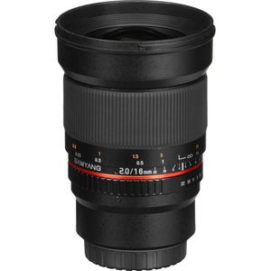 Samyang 16 mm f/2.0 ed como lente UMC CS para micro cuatro tercios de montaje