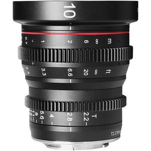 Lente de cine Meike 10 mm T2.2 (montura X de FUJIFILM)