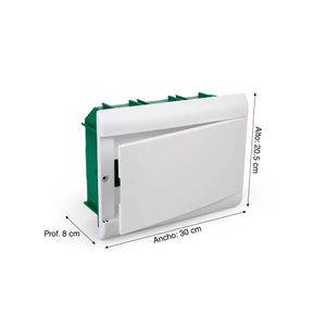 Tablero Empotrable IP40 12 polos