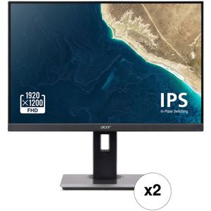 Acer B247W BMIPRZX 24 "16:10 Kit de monitor IPS (paquete de 2)