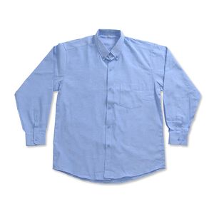 Camisa Oxford Manga Larga Celeste Talla: Large