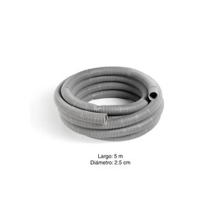 Tubería corrugada flexible 3/4" WIR Gris x5 metros