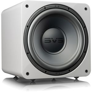 Subwoofer SVS SB-1000 Pro de 12&quot; y 325 W (blanco brillante para piano)