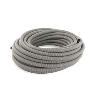 Tubería corrugada poliet. 3/4" WIR gris x 25 metros