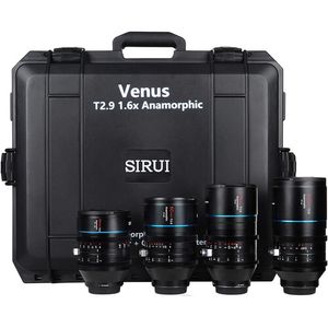 Sirui T2.9 1.6x Conjunto de 4 lentes anamórficos de marco completo (35/50/75/100 mm, Z-Munt)