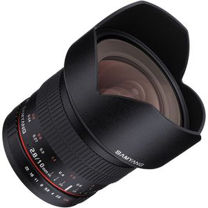 Samyang 10 mm f/2.8 ed como lente CS NCS para Samsung NX