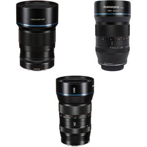 Kit de lente de montaje Sirui Anamórfica 1.33x MFT (24, 35 y 50 mm)