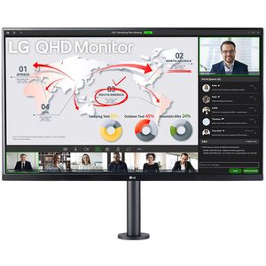 LG 32BP88Q-B 31.5 "1440P HDR ERGO Monitor