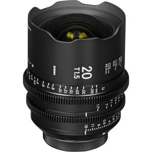 Sigma 20 mm T1.5 ff Prime de alta velocidad (Sony E, pies)