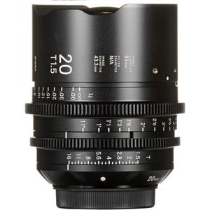 Sigma 20 mm T1.5 completamente luminoso FF de alta velocidad (Sony E, pies)