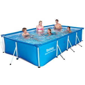 Piscina Estructural Rectangular Bestway Steel Pro 5700L 400x211x81cm Azul