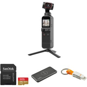 DJI Pocket 2 Creator Combo con microSDXC, batería externa y kit de cables