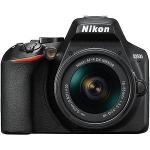 Cámara DSLR Nikon D3500 con lente de 18-55 mm