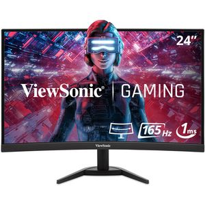 ViewSonic VX2468-PC-MHD 23.6&quot; 16:9 Curvo FreeSync 165 Hz Monitor LCD para juegos