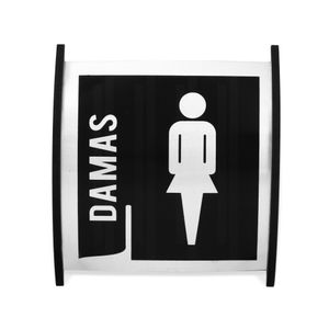 Señal Semicurva Baño Damas