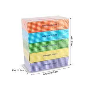 Tissues faciales c/diseño x 5 cajas