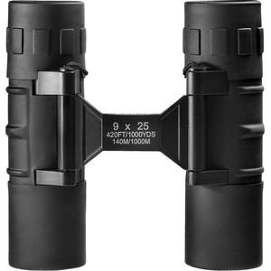 Barska 9x25 binoculares sin enfoque (empaque de clamshell)