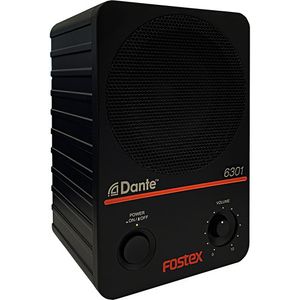 Fostex 6301DT Active 4 "20W Monitor Speaker con Dante (single)