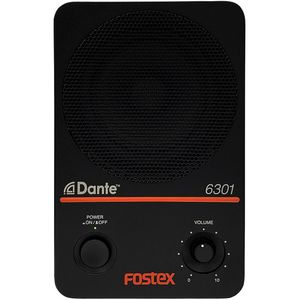 Fostex 6301DT Active 4 "20W Monitor Speaker con Dante (single)