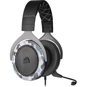 Corsair HS60 Auriculares de juegos estéreo hápticos con bajo háptico (Camo Arctic)