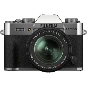 Fujifilm X-T30 II Cámara sin espejo con lente de 18-55 mm (plata)