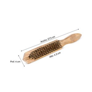 Cepillo de madera 6 hileras