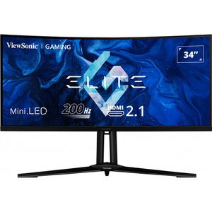 ViewSonic Elite XG341C-2K Monitor para juegos ultrapanorámico curvo de 34&quot; 1440p HDR 200 Hz