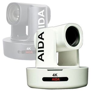 AIDA Imaging 4K NDI HX IP/HDMI Broadcast PTZ Cámara con zoom óptico de 30x (Blanco)