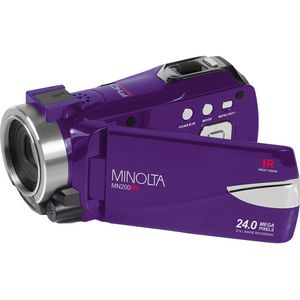 Minolta MN200NV32 1080p Full HD IR Night Vision Vision (Purple)