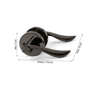 Manija Brisa para baño Bronce Quemado Derecha
