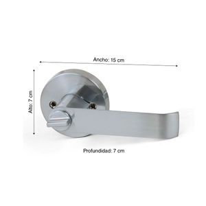 Manija Allegra para baño Acero Inoxidable