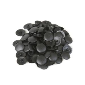 Tapa para tornillo a presión Negra x 100 unidades