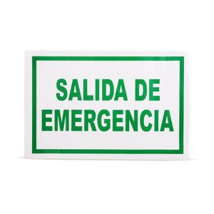 Señal Fotoluminiscente Salida de Emergencia