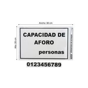 Señal Aforo