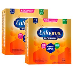 Pack Fórmula Infantil ENFAGROW Premium Pro Mental Caja 2.2Kg x 2un