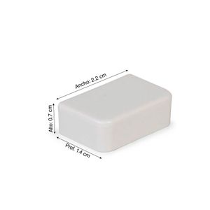 Accesorio Tapa Final 20x12mm
